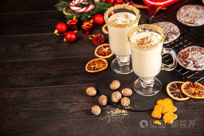 圣诞节传统蛋酒