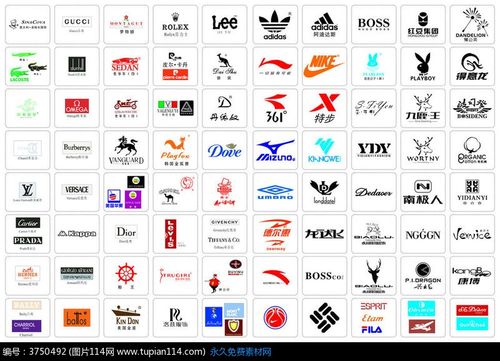 日本服装标志图片大全