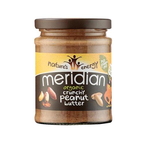 meridian organic crunchy peanut butter 280g