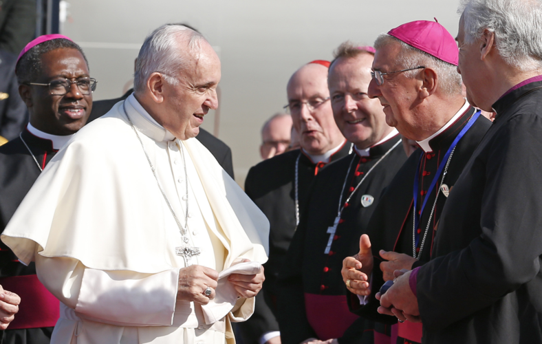 pope begins mass in dublin with penitential plea