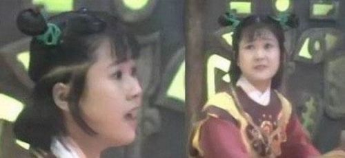 她扮演太上老君炼锅房里的童子