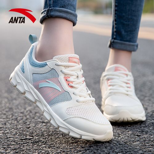 安踏女鞋透气正品跑步鞋2021冬季新款跑鞋休闲鞋aj运动鞋ins百搭女鞋