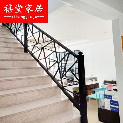 铁艺楼梯扶手室内阳台护栏围栏家用实木飘窗栏杆阁楼装饰简约