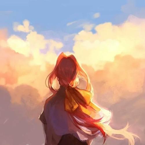 (头像)动漫背影女头像系列2