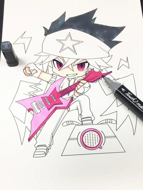 t馆绘画小课堂:【马克笔上色教程】凹凸世界qq人-雷狮