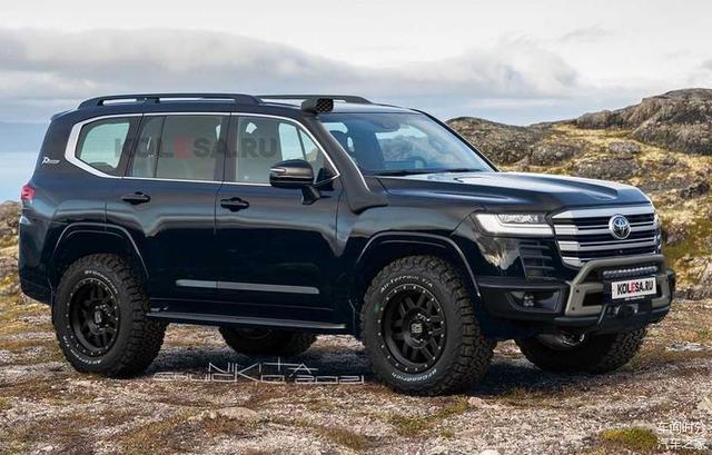 霸道总裁的最爱全新丰田兰德酷路泽越野版渲染图也太帅了