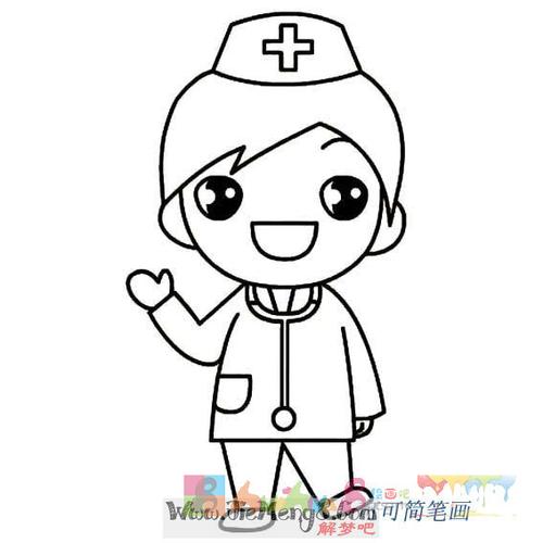 医生简笔画图片大全