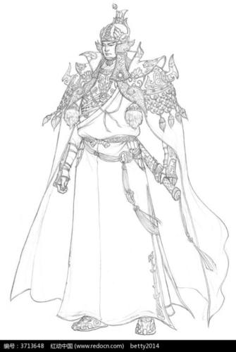 san国人物简笔画