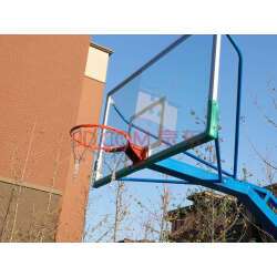 海老大 不锈钢篮球网铁链篮球网篮球框网标准7号球精制耐用篮网(1个)