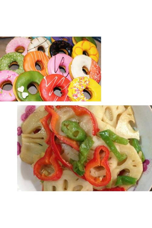 好吃的食物 我们经常吃的美食上也有洞洞呢!