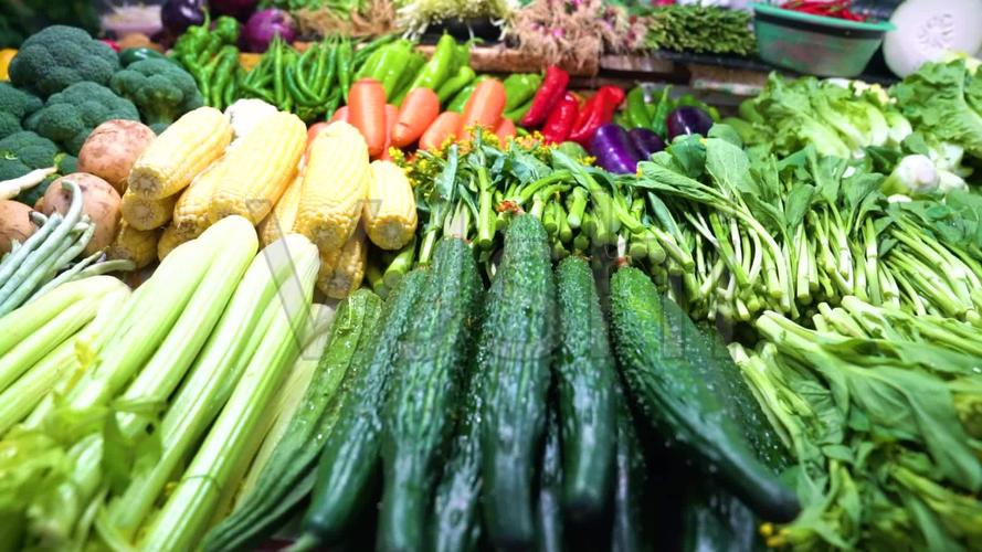 菜市场鲜蔬菜生菜