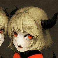 卡通少女恶魔图片头像 二次元恶魔少女头像【点击鼠标右键下载】