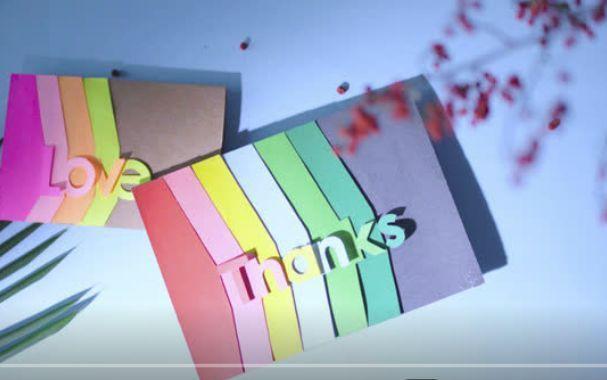 【创意贺卡】折纸立体贺卡,折出不一样的祝福,送出美好心愿