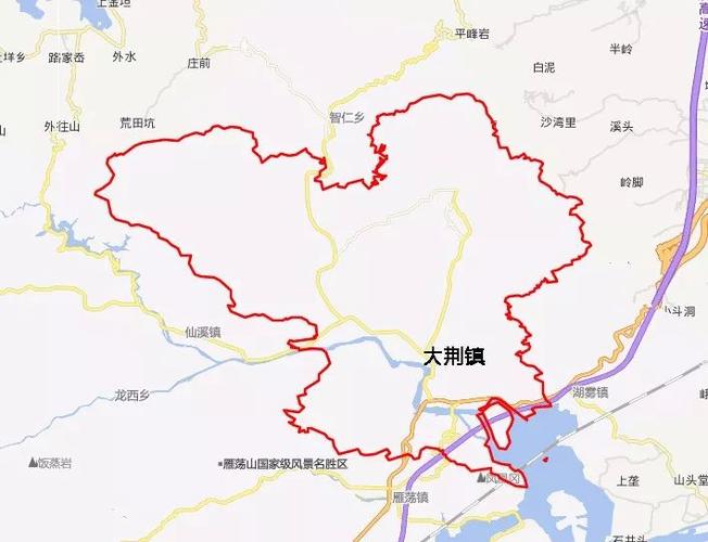 大荆镇位于乐清市东北部,南临北雁荡山,东南濒乐清湾,为温州和