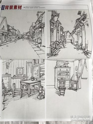 敲门砖最牛人物场景组合速写书李家友最牛场景组合裴建浩