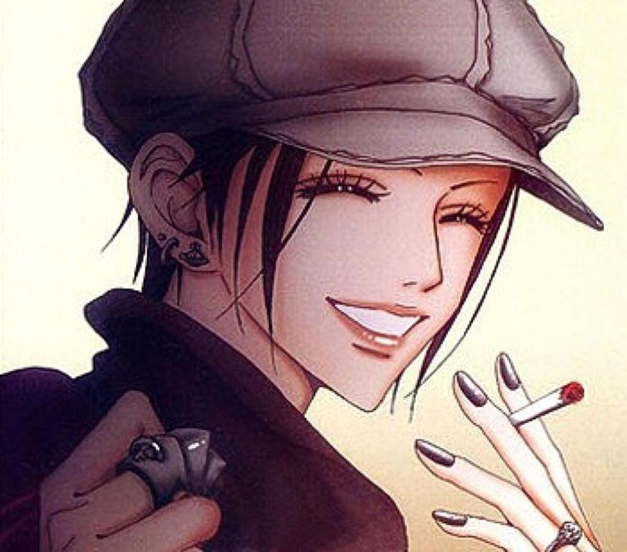 nana基本上是一个"不良少女",抽烟喝酒烫头玩儿摇滚,身上还有纹身.