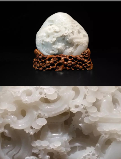 玉雕《高仕图山子》