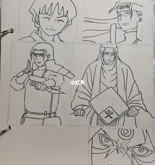 千手柱间_火影_手绘_火影忍者手绘_文化_绘画