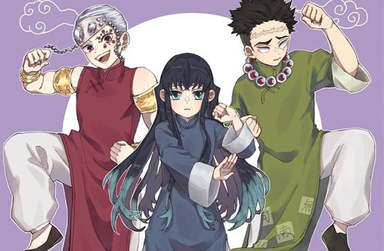 鬼灭之刃:当主角们换上了中国风,恋柱太衬身形,蝴蝶忍