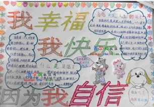 自主自信手抄报