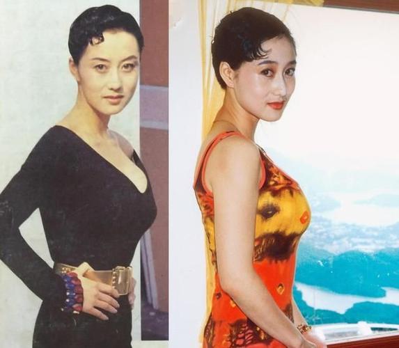 59岁利智穿黑色网纱裙现身,肤色依然白皙像少女,李连杰娶对了