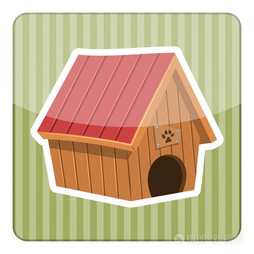 狗窝彩色的图标