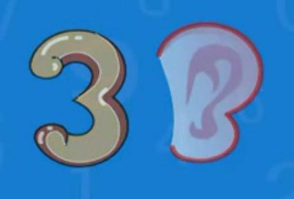 数字3像耳朵简笔画