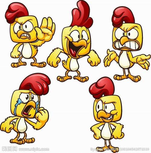 卡通小鸡表情