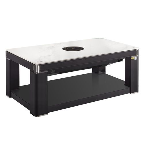 茶几电烤炉茶几电炉电火炉电暖器取暖器长方形升降取暖茶几烤火桌视频