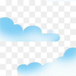 蓝色的云朵免抠图素材图片免费下载_高清psd_千库网(图片编号12066177