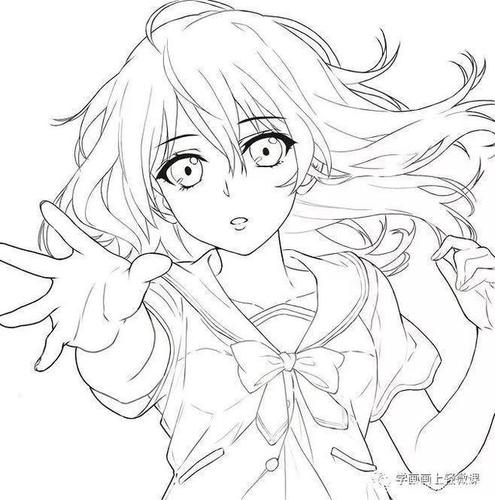 绘画素材|零基础学绘画,动漫临摹线稿大全分享!