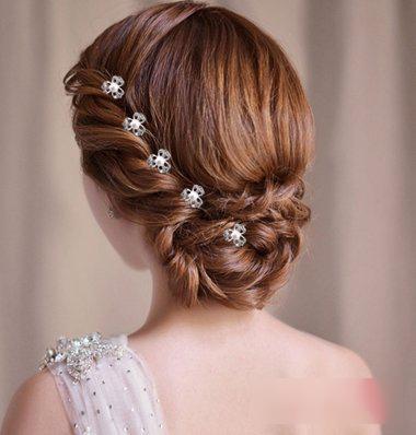 10款鱼骨辫编发马尾盘发的辫法发型