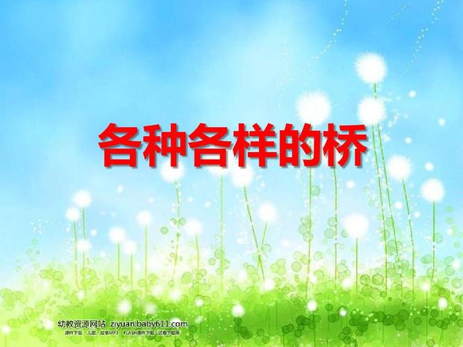 大班科学:各种各样的桥ppt