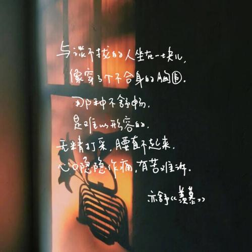 文字壁纸文案源亦舒语录