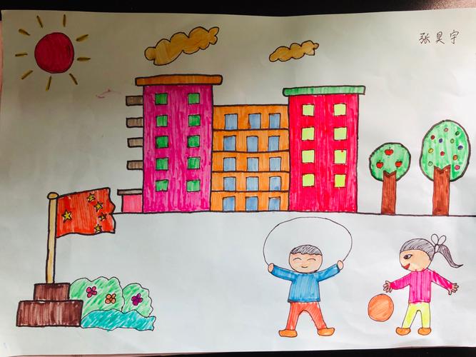 我心目中的定鼎门小学——一年级绘画活动