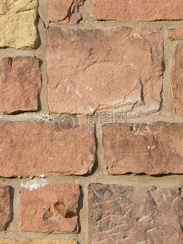 好多的红色砖块