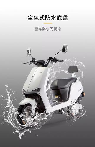 玉骑铃e1电瓶车电动摩托车整车成人双人踏板代步大功率电摩托 新皎月