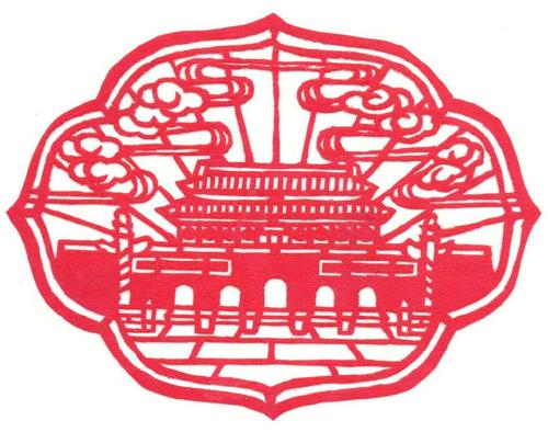 文革时期的剪纸作品,很美,富有时代气息!