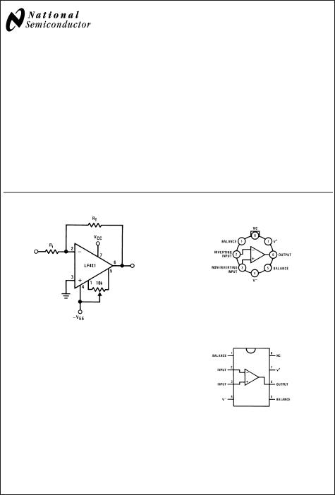 【lf411ip pdf数据手册】_中文资料_引脚图及功能_(德州仪器 ti)-采芯