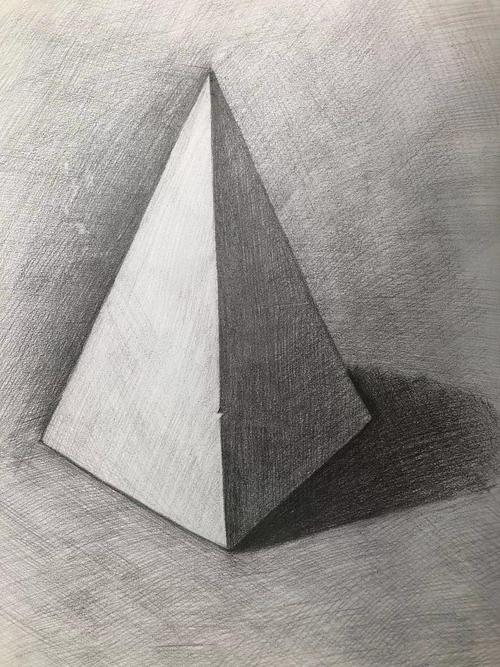 零基础素描分享一几何体