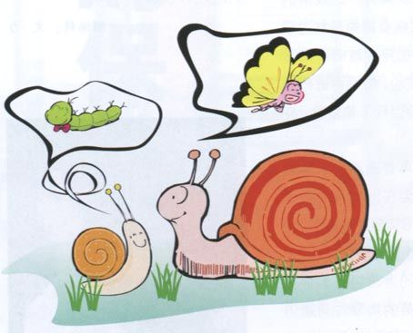 "小蜗牛有一天问妈妈.