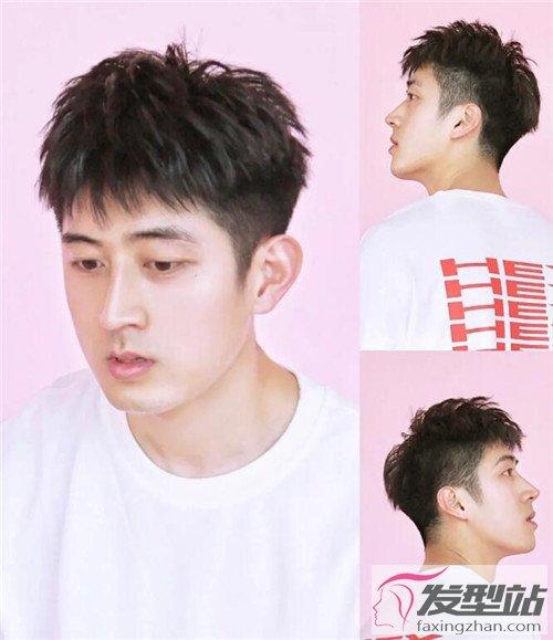 男生"碎盖头"发型超帅 发型不用烫全靠抓理