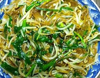 营养美味的韭菜豆芽粉条做法