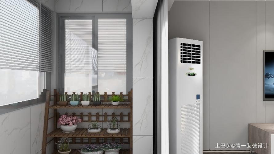 高级灰大平层简约风格阳台现代简约阳台设计图片赏析