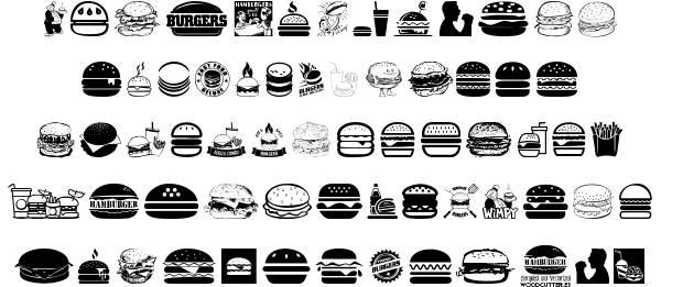 hamburger字体