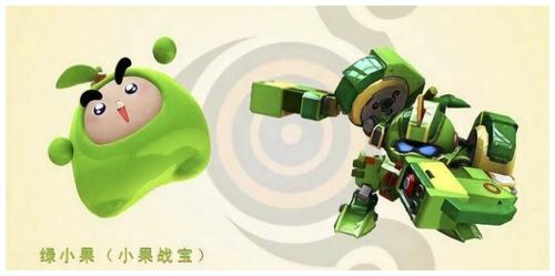 果宝特攻一经典的战宝机甲香橙战宝帅气小果战宝可爱