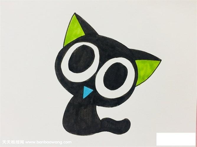 罗小黑怎么画_动漫人物_日本漫画_儿童简笔画大全-可乐云