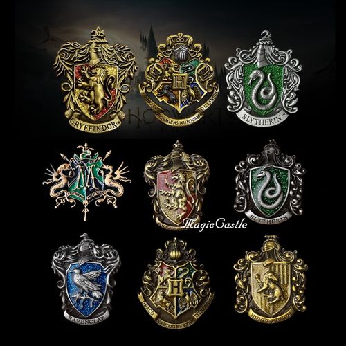 哈利波特周边徽章 霍格沃茨格兰芬多斯莱特林四大学院