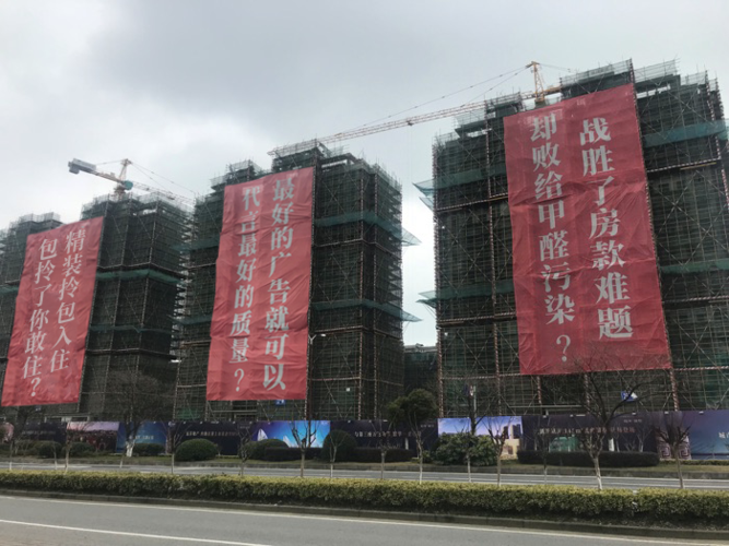 3条楼体巨幅竟引发争议,这家楼盘在搞啥.