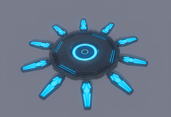 次世代 科幻传送台 科幻站台 宇宙传送门 外太空传送点 未来科技 出生